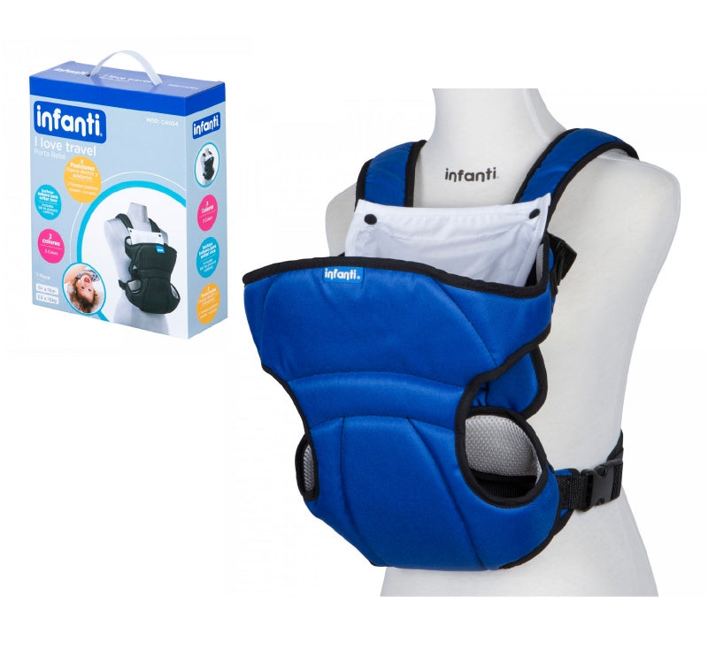 Arnes Portabebe I Love Travel Azul Infanti